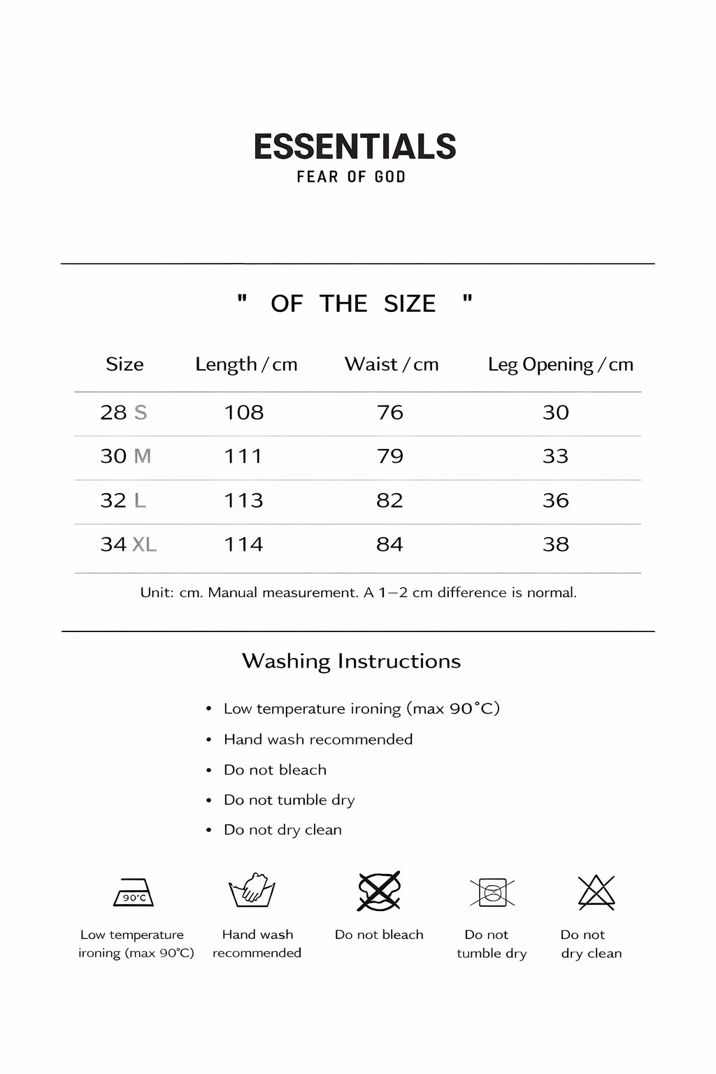 FEAR OF GOD Indigo Selvedge Denim Painters Jeans